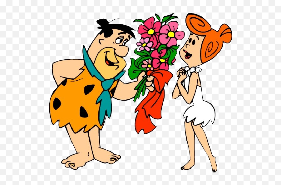 Flintstones Characters Cartoon Images - Fred And Wilma Flintstone Png,Flintstones Png