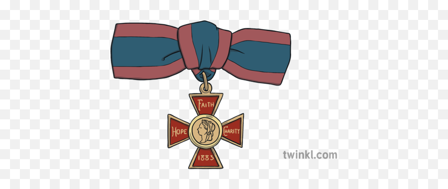 Royal Red Cross Medal Florence Nightingale Crimean War - Florence Nightingale Red Cross Medal Png,Red Cross Png