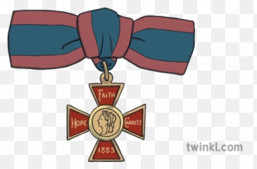 Royal Red Cross Medal Florence Nightingale Crimean War - Florence Nightingale Red Cross Medal Png,Red Cross Png