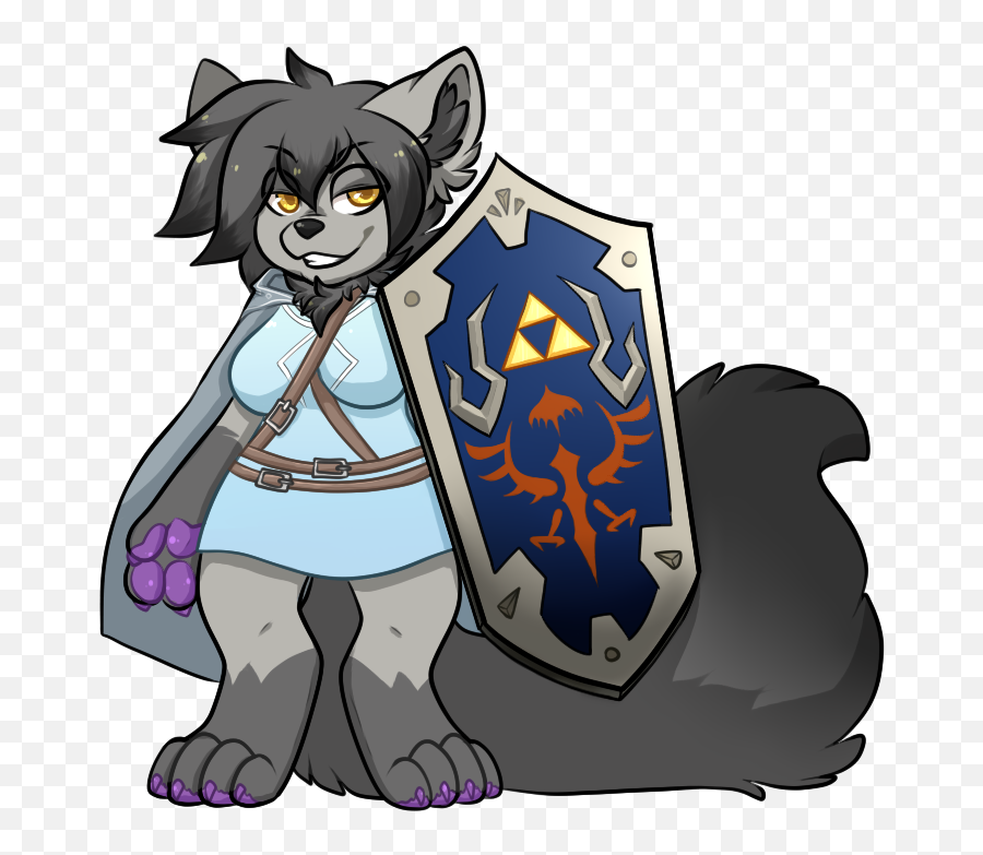 Link Doggo By Sinfulmemories - Fur Affinity Dot Net Fictional Character Png,Hylian Shield Png