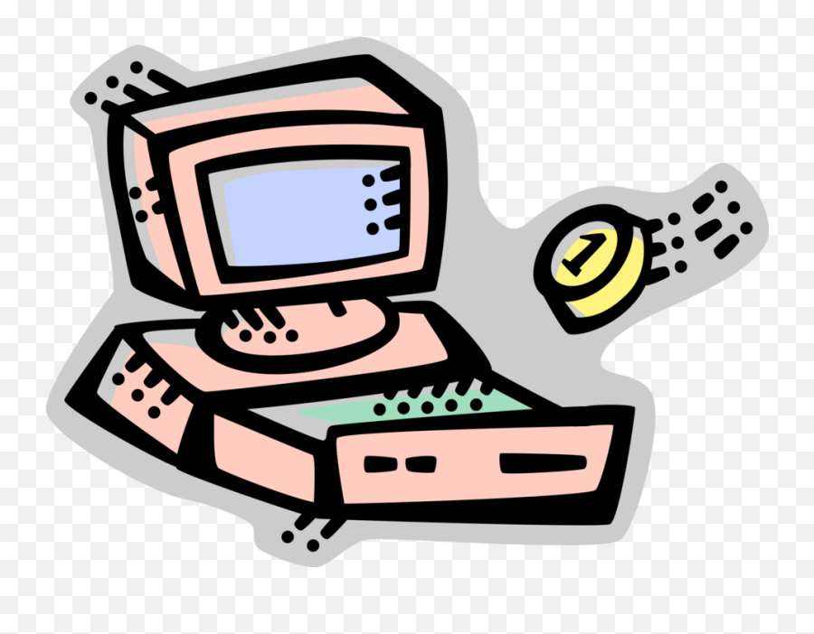 Vector Illustration Of Cash Register For Registering Clipart - Office Equipment Png,Cash Register Png