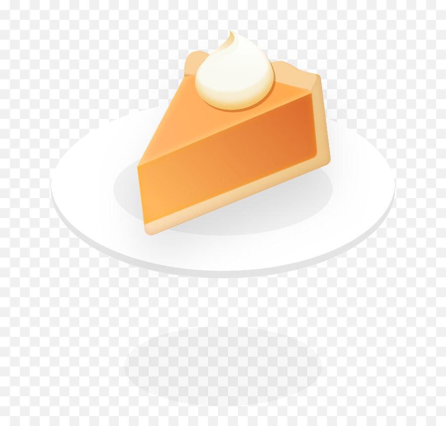 Pumpkin Pie - Serveware Png,Pumpkin Pie Transparent