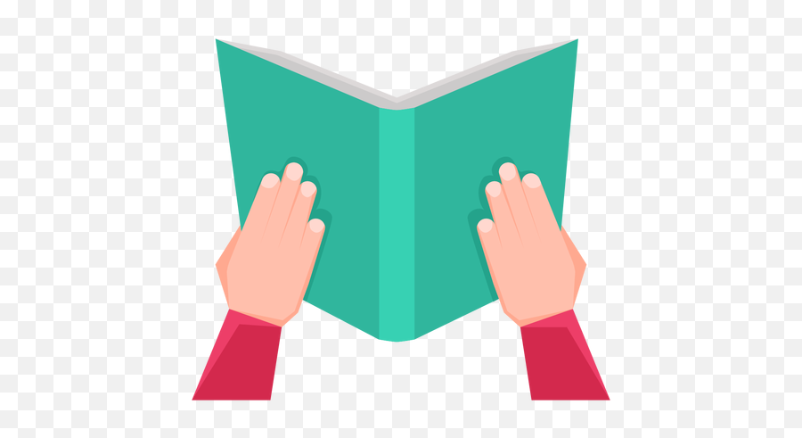 Reading A Book Vector - Reading A Book Vector Png,Book Vector Png