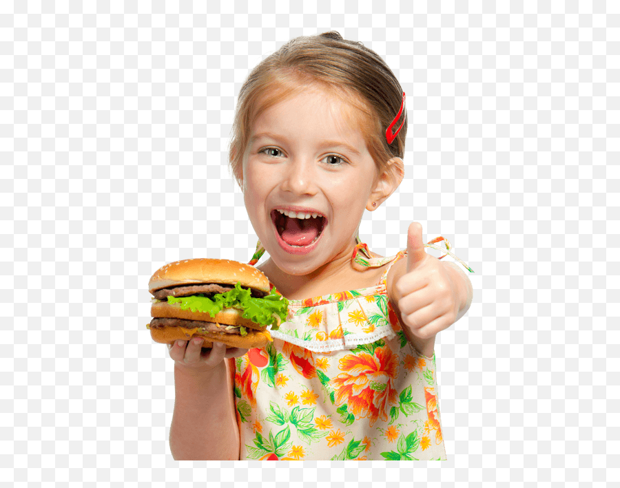 Child Eating Png Picture - Girl Eating Burger Png,Eating Png