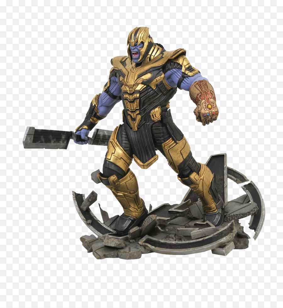 Endgame - Diamond Select Thanos Statue Png,Thanos Helmet Png