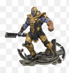 Endgame - Diamond Select Thanos Statue Png,Thanos Helmet Png