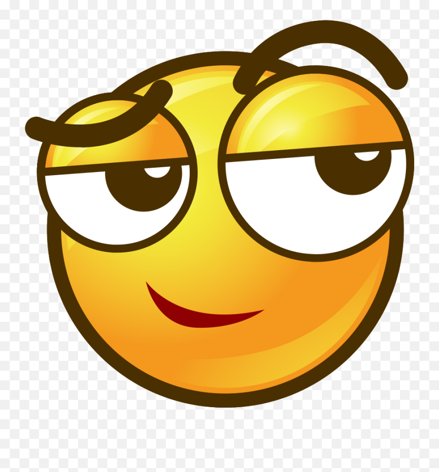 Free Emoji Circle Face Smirk Png With - Smirk Emoji,Smirk Emoji Transparent