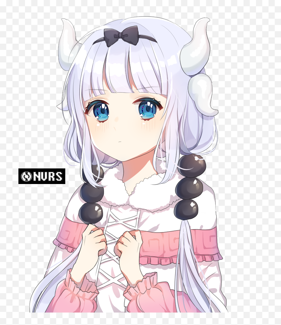 Kanna Maid Dragon Render Png Image With - Anime Dragon Girl Png,Kanna Kamui Transparent