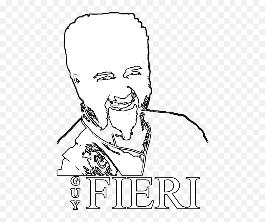 Guy Fieri Greeting Card For Sale - Happy Png,Guy Fieri Transparent