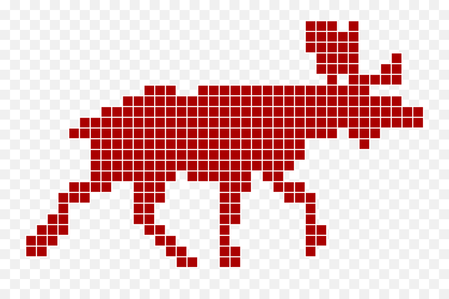 Pixelated Moose - La Lucha Png,Pixelated Png