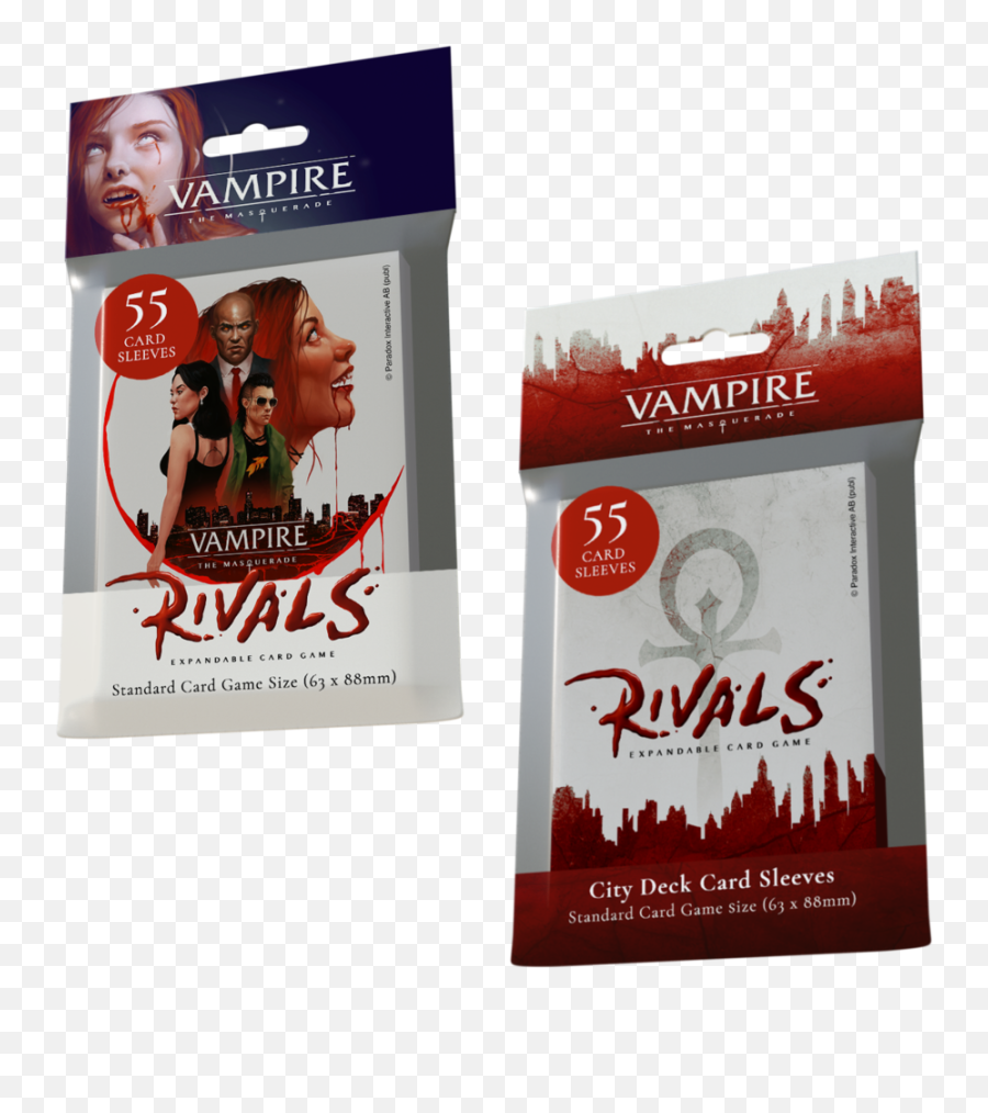 Vampire The Masquerade Rivals Expandable Card Game - Card Sleeves Pre Order U2014 Renegade Game Studios Png,Vampire The Masquerade Logo
