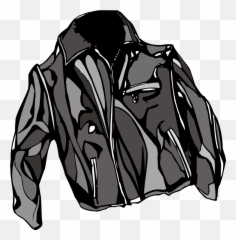 Jacket Black Clothing - Free Vector Graphic On Pixabay Leather Jacket Clip Art Png,Jacket Png