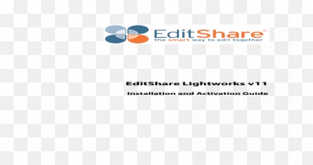 Lightworks V11 Install Activate Guide - Vertical Png,Lightworks Icon