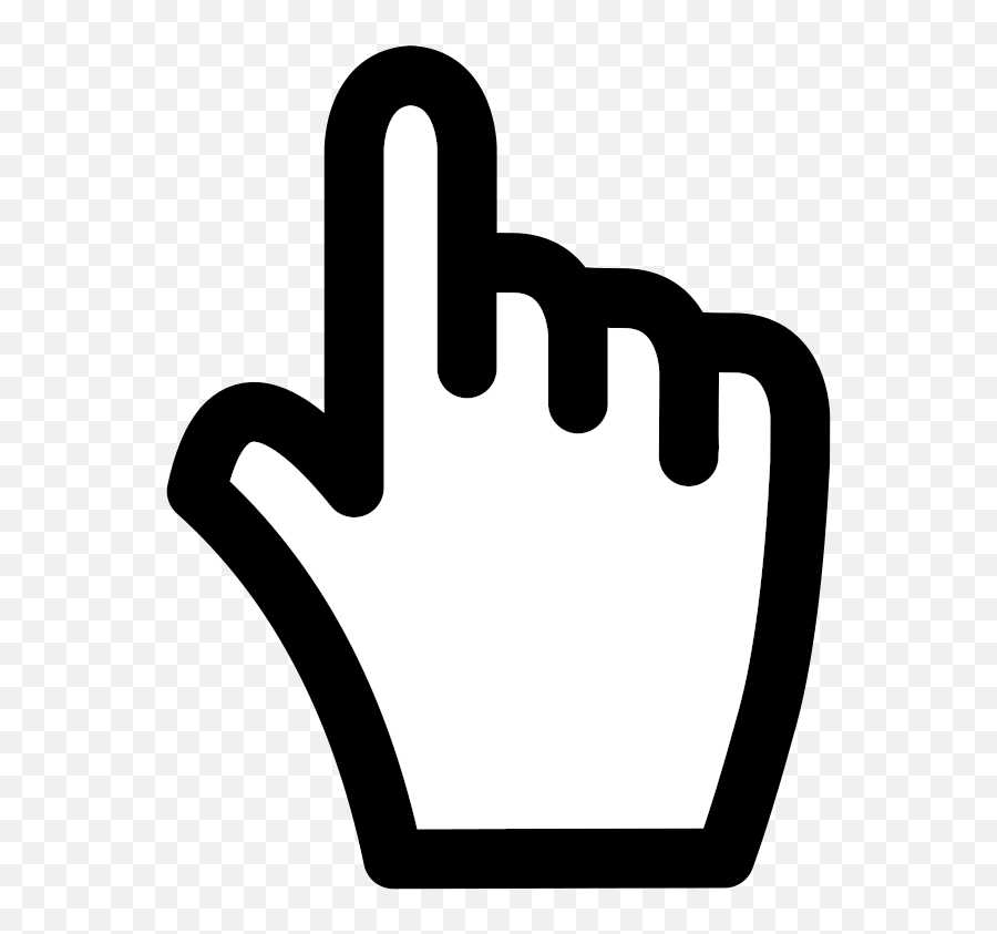 Filepointing Hand Cursor Vectorsvg - Wikimedia Commons Mouse Over Icon Png,Mouse Cursors Png