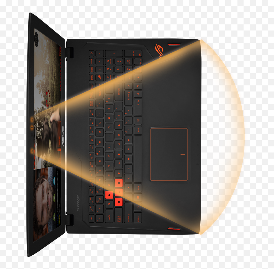 Asus Rog Strix Gl502vt - Fy072t Intel Core I7 6700hq 16gb Asus Rog Strix Gl502vt I7 Png,Asus Rog Laptop Keyboard Icon Meanings