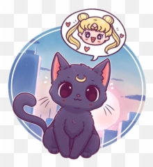 App Insights Kawaii Wallpaper Cute Apptopia - Black Cat png