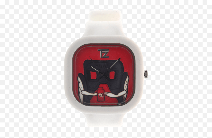 Carmine Tongue - White Band Analog Watch Png,Tounge Png