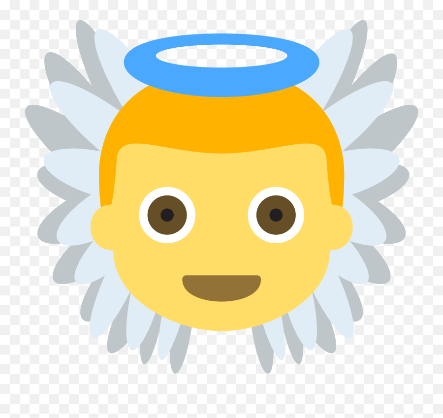 Baby Angel Emoji Clipart Free Download Transparent Png - Emoji,Angel Face Icon