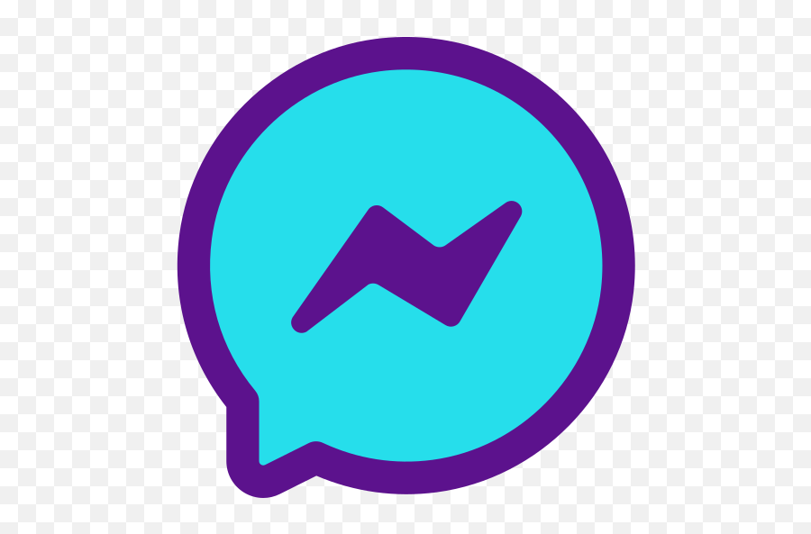 Messenger - Purple And Blue Facebook Messanger Icon Png,Messenger Icon Red Circle On Profile