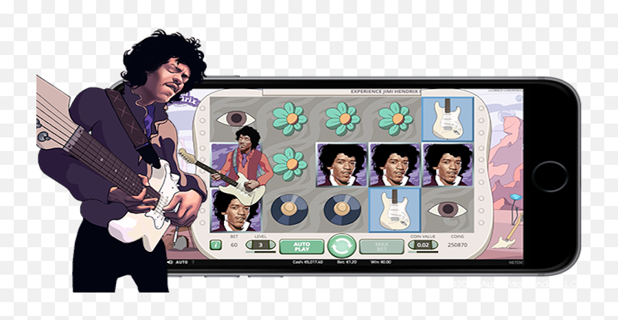 Jimi Hendrix Slot Review Try Slots - Jimi Hendrix Slot Png,Jimi Hendrix Fashion Icon
