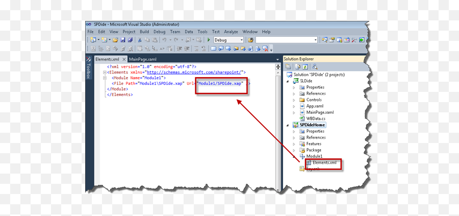 Silverlight Web Part Sandboxed Deployment In Sharepoint 2010 - Vertical Png,Visual Studio Edit Icon