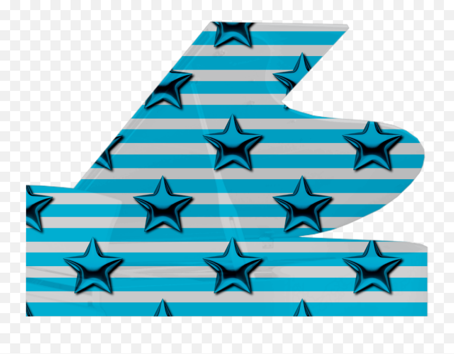 Monica Michielin Alphabets Blue Stripes Stars Alphabet - Vertical Png,Blue Star Icon