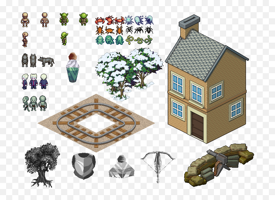 Pixel Art U2013 Cold Beverage Studios - Roof Shingle Png,Rct2 Icon