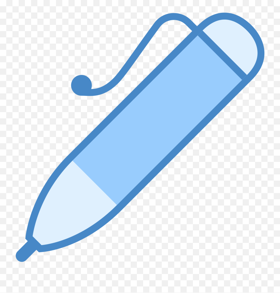 Ball Point Pen Icon - Pen Icon Blue Transparent Png Free Blue Pen Icon Png,Pen Icon