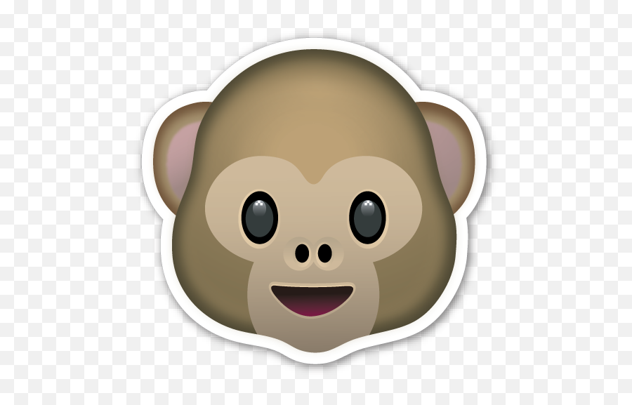 Monkey Face Emoji Stickers Png