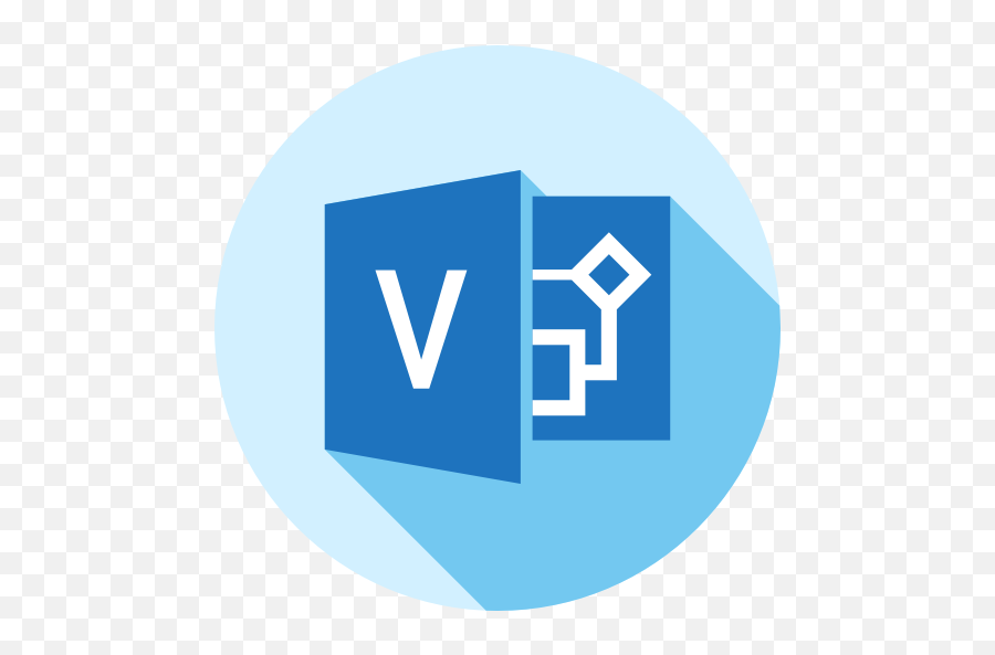 Visio - Free Logo Icons Icon Visio Logo Png,Files Icon Set