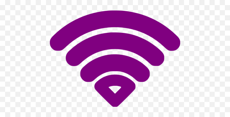 Purple Wifi Icon - Free Purple Wifi Icons Green Wifi Icon Png,What Does The Wifi Icon Look Like