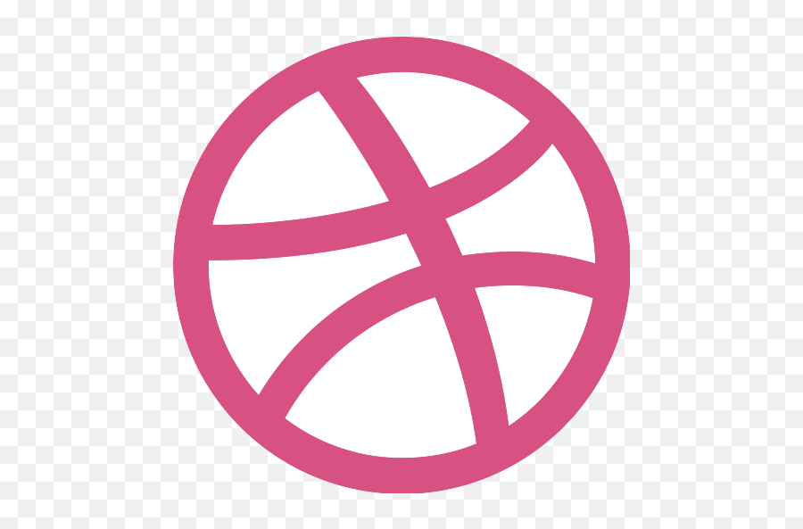 Dribbble Social Media Png Icon - Dribbble Icon,Social Media Png Images