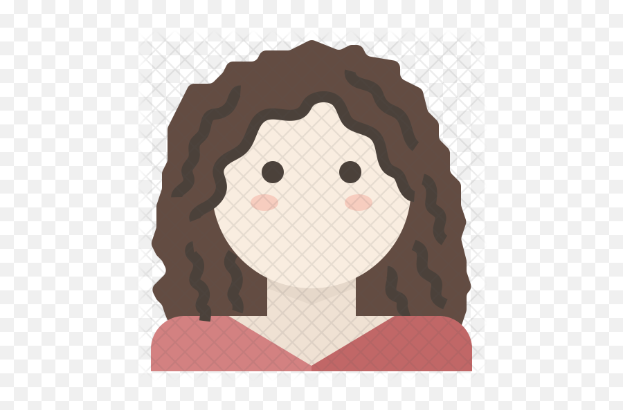 Curly - Curly Girl Icon Png,Curly Hair Png