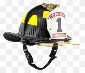 Phenix Tl - 2 Black Leather Helmet w Combed Shell Miller Upgrade White png