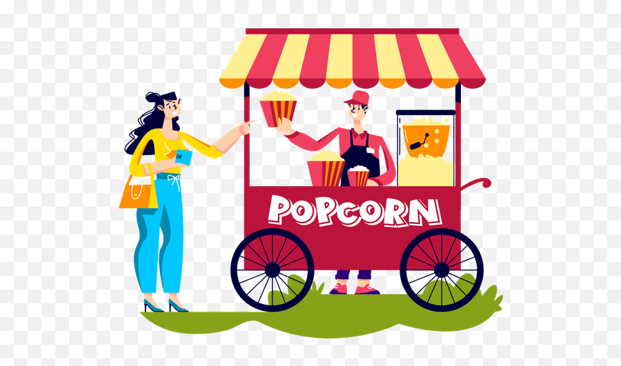 Popcorn Illustrations Images U0026 Vectors - Royalty Free Buy Popcorn Cartoon Png,Pop Corn Icon