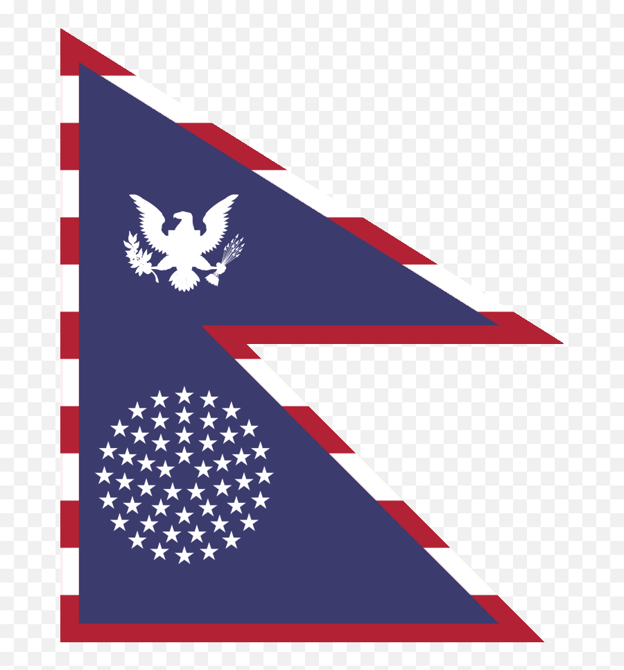 Usa In The Style Of Nepal - United States Of Poland Png,Nepal Flag Png