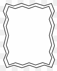 Black And White Borders Transparent U0026 Png Clipart Free - Zig Zag