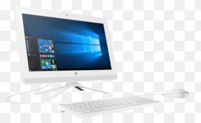 Download Hp All In One - Komputer Hp All In One Png,Computadora Png