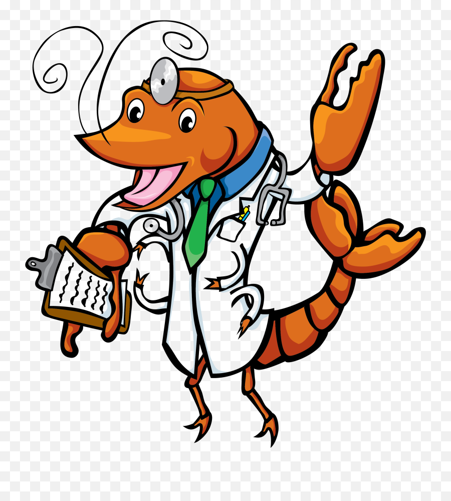 Crawfish Doctor Clipart - Clip Art Png,Doctor Clipart Png