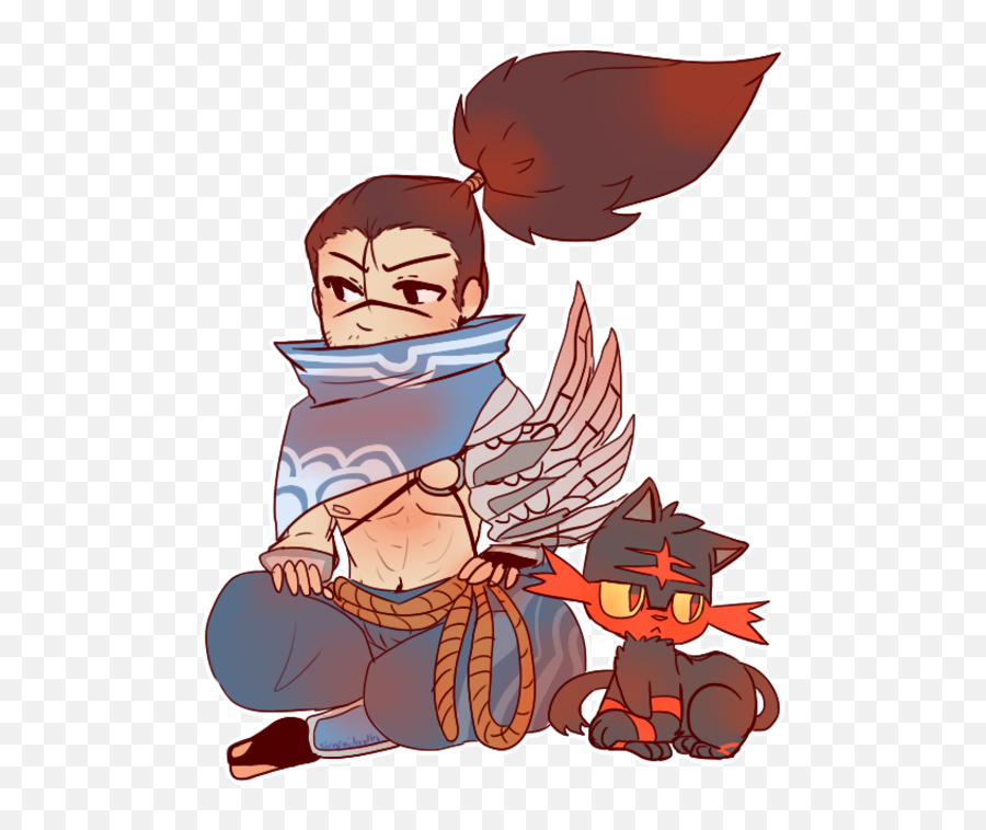 Yasuo And Litten - Yasuo Meme Png,Yasuo Png