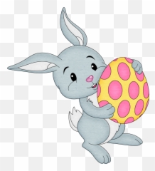 Easter Bunny Clipart No Background - Transparent png