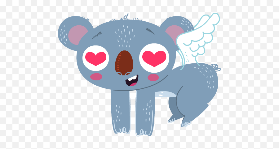 Download Hd Koala Love Emoji Transparent Png Image - Nicepngcom Koala,Love Emoji Png