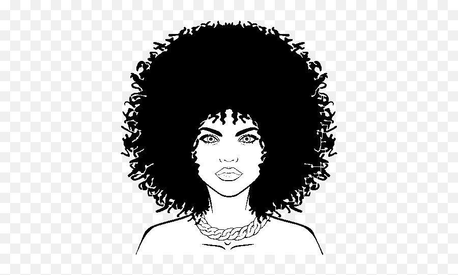 Cabelo Afro Desenho Png Image - Desenho Cabelo Black Png,Afro Png