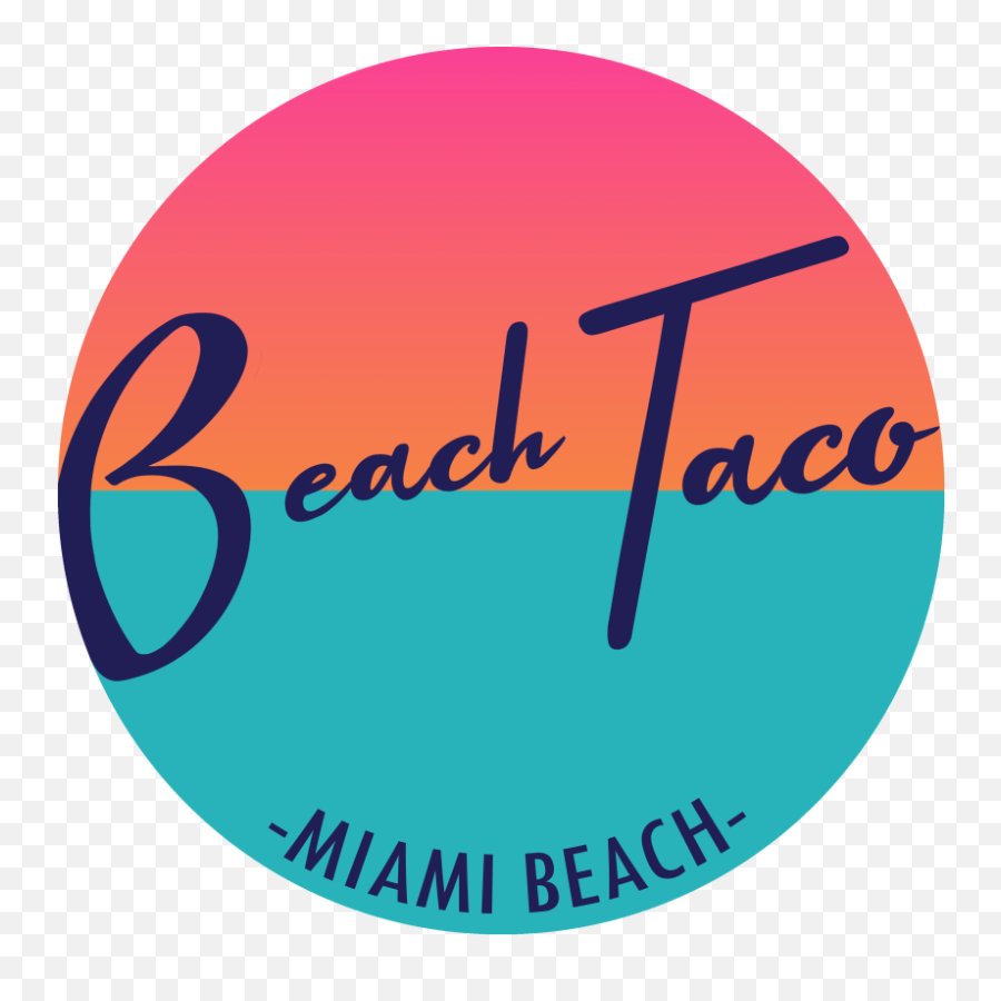Beach Taco Miami Logo - Logos De Miami Beach Png,Beach Logo