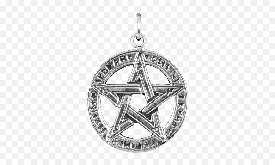Pentagram With Runes Pendant - Inter Faith Week Of Prayer For World Peace 2019 Png,Pentagram Png