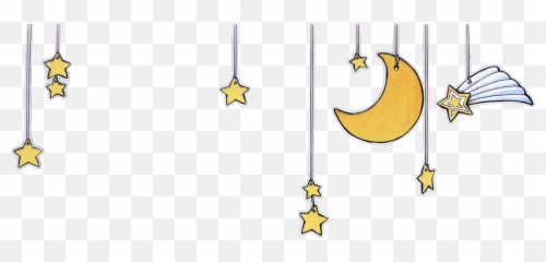 Cartoon Moon Star Background Png