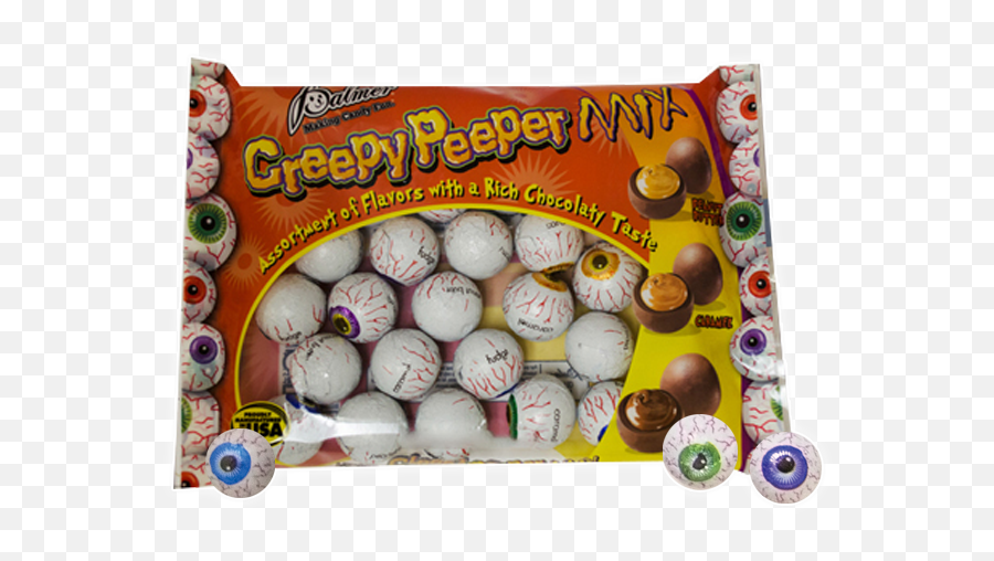 Creepy Peepers Chocolate Eyeballs Mix - Food Png,Creepy Eyes Transparent