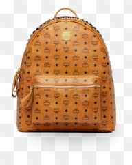 Cognac Mcm Backpack - Mcm Png,Back Pack Png