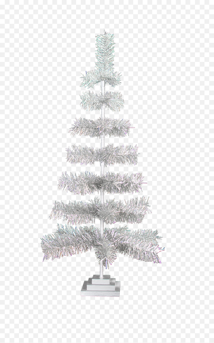 Download Norton Secured - Tinsel Christmas Tree Png Image Tabletop Christmas Tree Tinsel,White Christmas Tree Png
