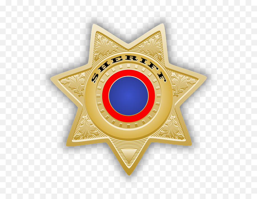 Sheriff Badge Vector Image - Police Star Badge Png,Sheriff Badge Png